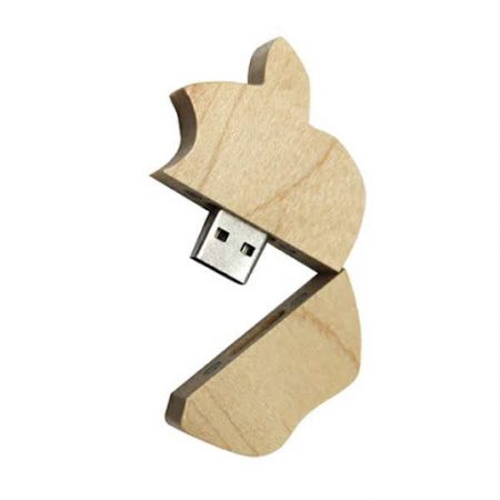 Wood Apple USB Flash Drive