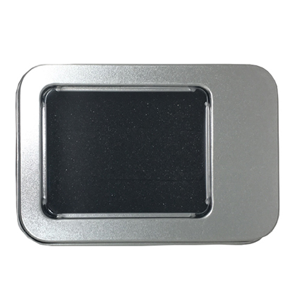 Metal Tin Box-Half Window