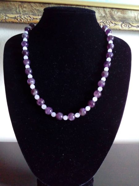 Necklace-Amethyst & Rose Quartz