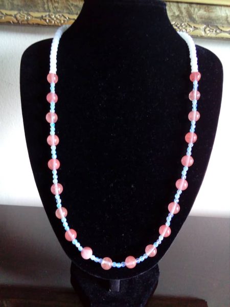 Necklace-Rose Quartz & Opallite