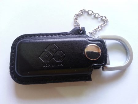 PU Leather USB Flash Drive-Black