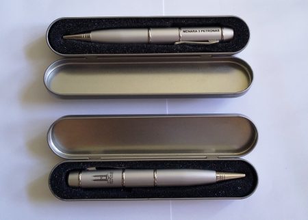 USB Pen with Laser Pointer-Silver