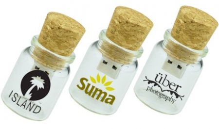 Glass Bottle USB