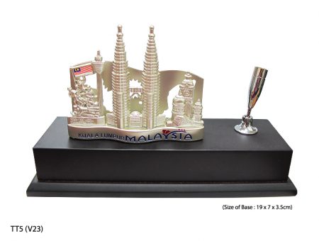 Twin Tower Desktop Pen Holder 3