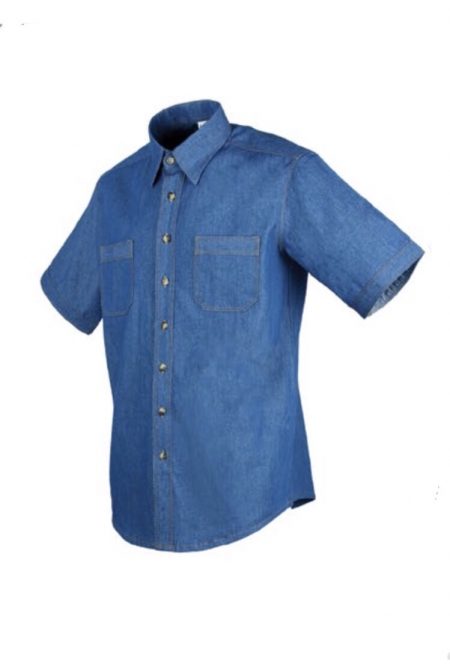 Denim Shirt Male-Light Blue