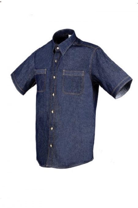 Denim Shirt Male-Navy