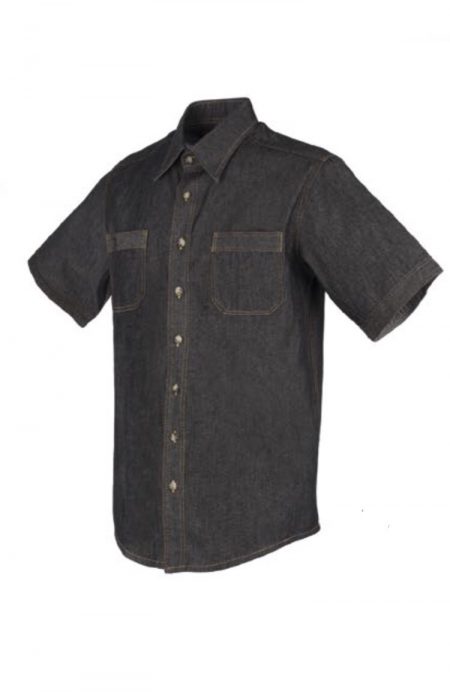 Denim Shirt Male-Black