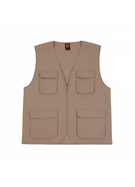 Oren Sport Vest-Polyester Canvas-Khaki