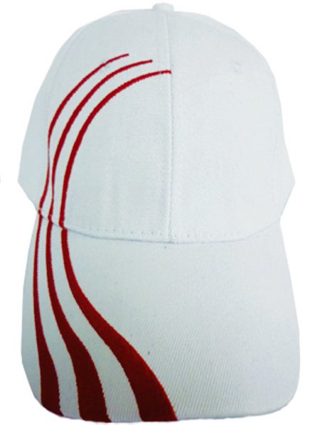Cotton Wool White/Red