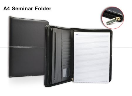 A4 Seminar Folder with zip