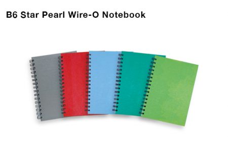 B6 Star Pearl Wire-O Notebook