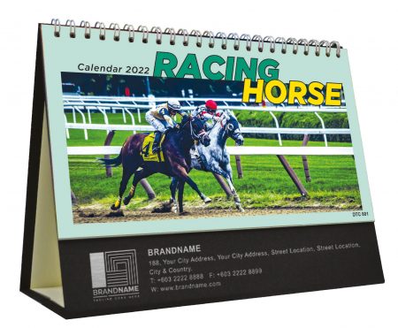 8" Racing Horse Calendar