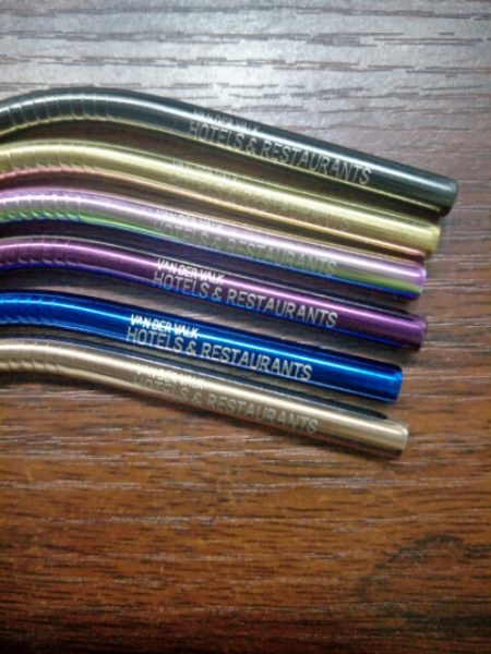 Laser Print on Stainless Steel Straw