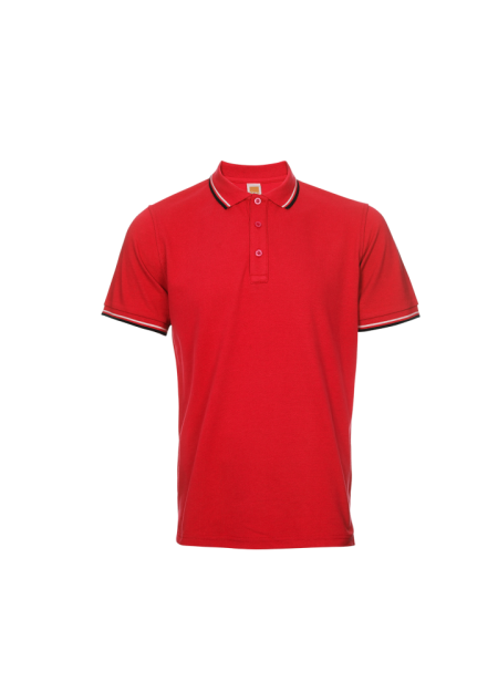 Honeycomb T-shirt OREN SPORT HC2405 230gsm - Red/ White/ Black