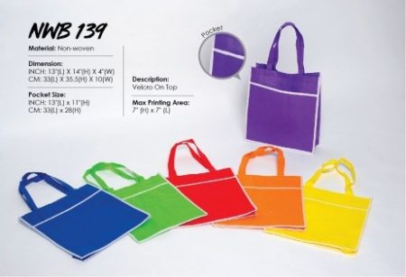 Non Woven Bag with Velcro