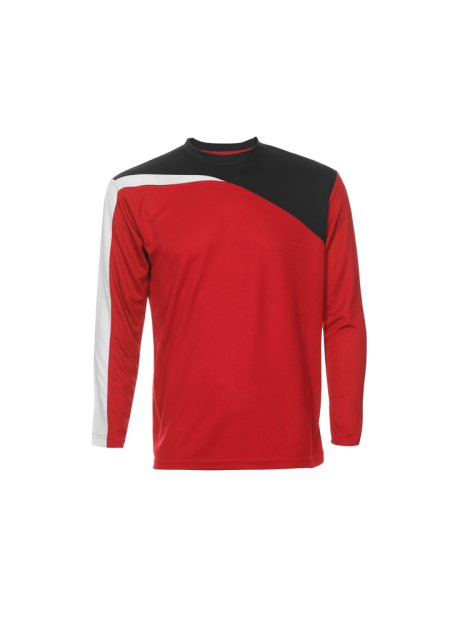 Quick Dry Microfiber Long Sleeve 160g QD5905 - Red/ Black/ White