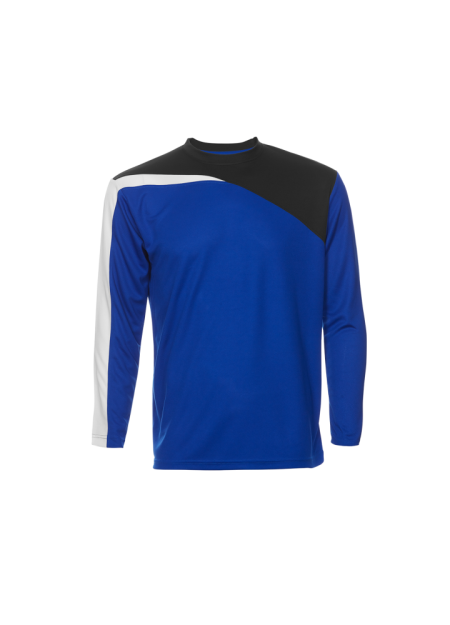 Quick Dry Microfiber Long Sleeve 160g QD5908 - Royal/ Black/ White