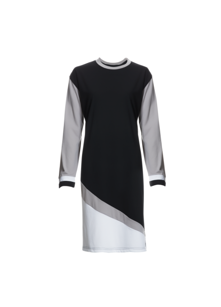 Muslimah SK02- Black/Grey/White