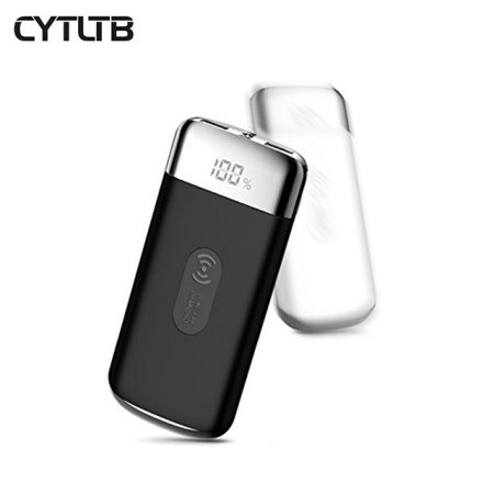 Premium Dual USB Wireless Power Bank 10000 mAH