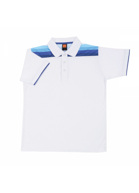 Cotton Interlock Polo T-shirt CI11 - White