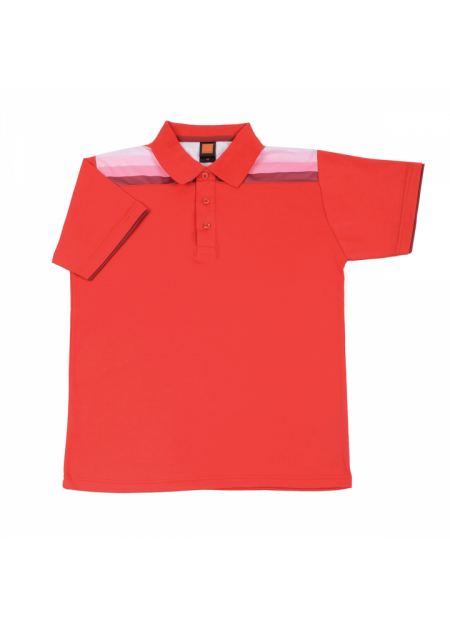 Cotton Interlock Polo T-shirt CI11 - Red