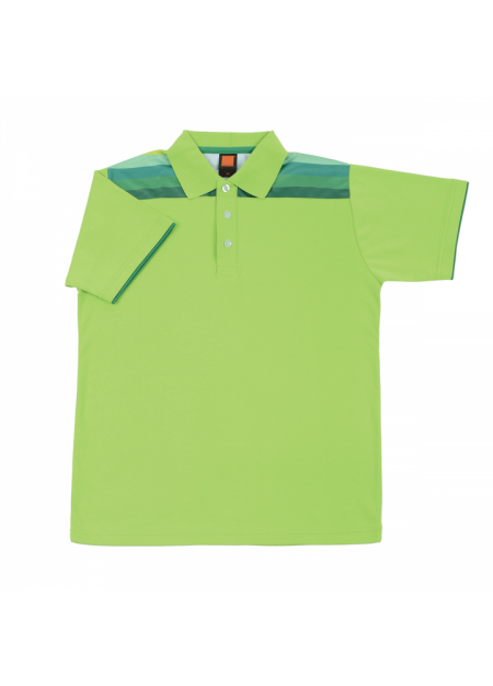 Cotton Interlock Polo T-shirt CI11 - Lime Green