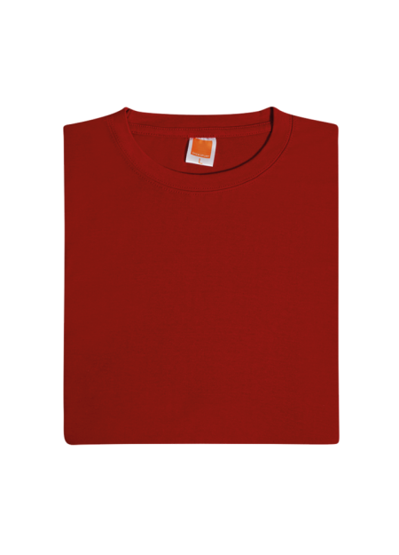 100% COTTON ROUND NECK PLAIN T-SHIRT CT5105 160GSM - Red