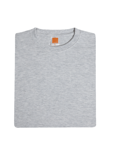 100% COTTON ROUND NECK PLAIN T-SHIRT CT5109 160GSM - Ash Grey