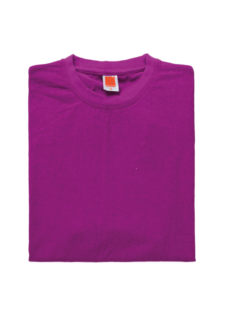 100% COTTON ROUND NECK PLAIN T-SHIRT CT5130 160GSM - Dark Purple
