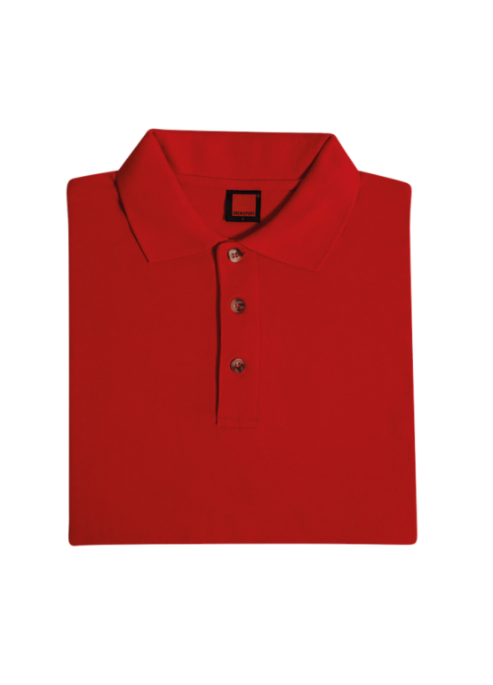 Honeycomb Plain Collar T-shirt OREN SPORT HC0105 230gsm – Red | Hosanna ...