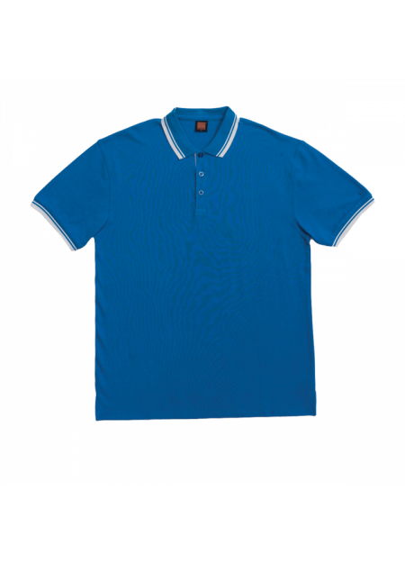 Honeycomb Polo T-shirt OREN SPORT HC1008 230gsm - Royal/ White