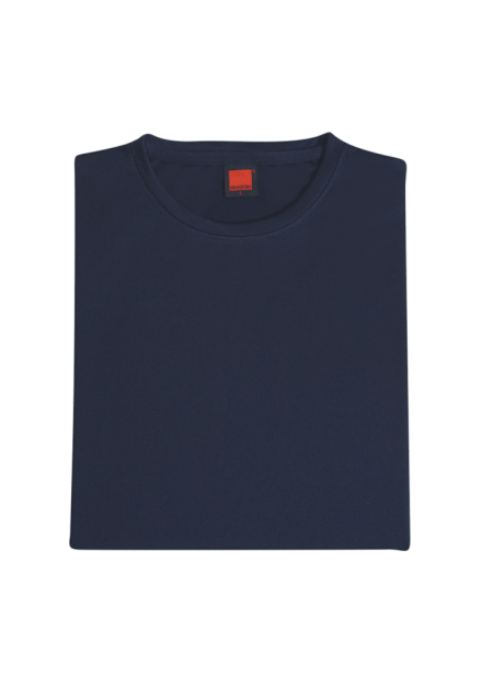 Quick Dry Plain Round Neck T-shirt OREN SPORT QD0401-NAVY