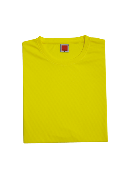 Quick Dry Microfiber Plain T-shirt 160g OREN SPORT QD1504 (Female) - Yellow