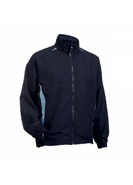 Microfiber Windbreaker WB04 - Navy/ Light Blue