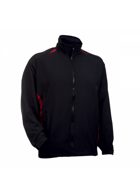 Microfiber Windbreaker WB04 - Black/ Red