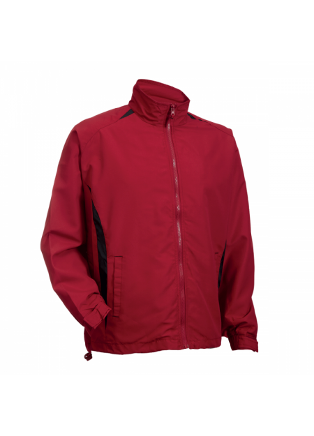 Microfiber Windbreaker WB04 - Maroon/ Black