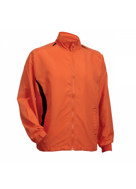 Microfiber Windbreaker WB04 - Orange/ Black