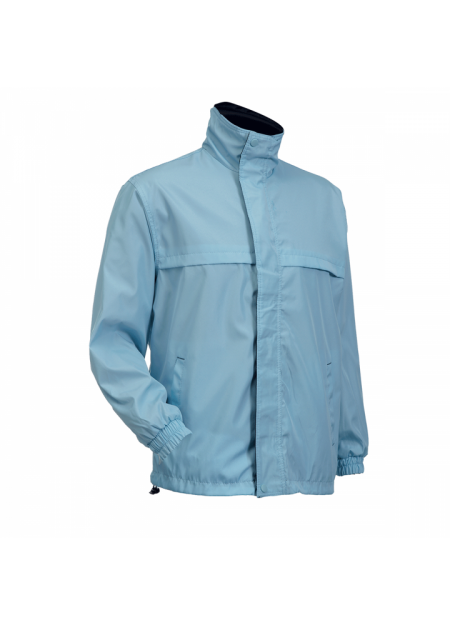 Microfiber Reversible Windbreaker WR01 - Light Blue/ Navy
