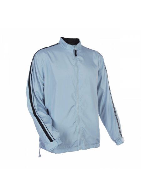 Microfiber Reversible Windbreaker WR04 - Light Blue/ Black