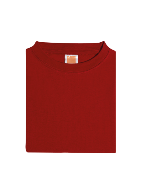 Oren Sport 100% Cotton Round Neck Plain T-shirt CT5205 - Red