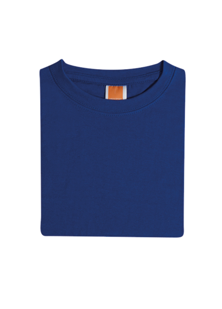 Oren Sport 100% Cotton Round Neck Plain T-shirt CT5208- Royal