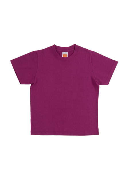 Oren Sport 100% Cotton Round Neck Plain T-shirt CT5230 - Dark Purple