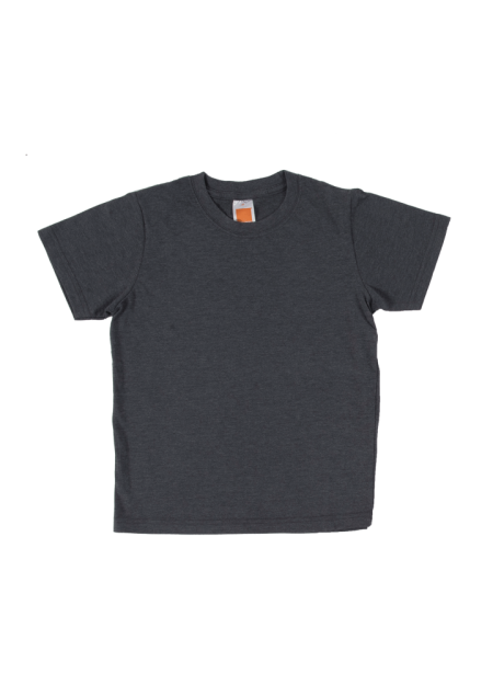 Oren Sport 100% Cotton Round Neck Plain T-shirt CT5276 Dark Grey Melange