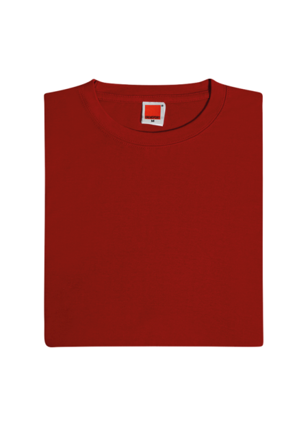 100% Cotton Round Neck Plain T-shirt CT53 - Red