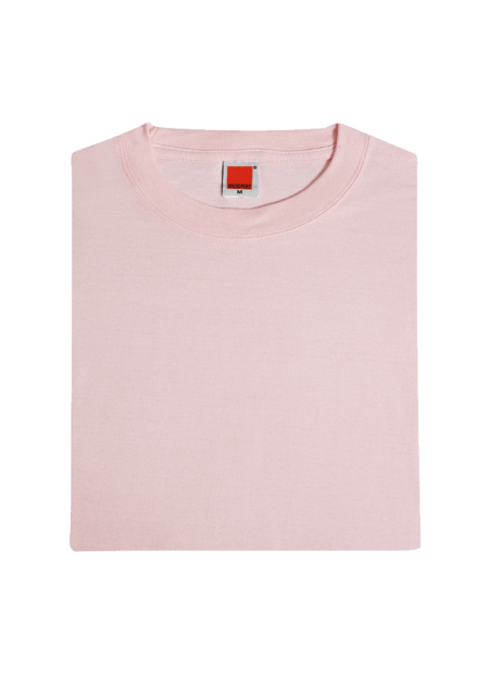 100% Cotton Round Neck Plain T-shirt CT53 - Pink
