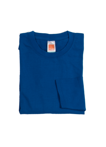 100% Cotton Round Neck Plain T-shirt CT54 - Royal
