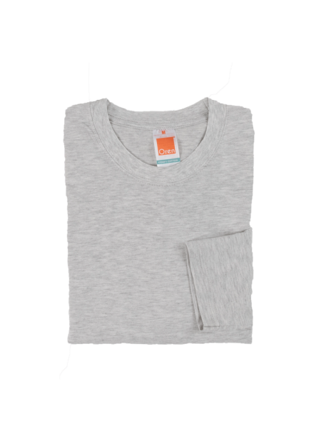100% Cotton Round Neck Plain T-shirt CT54 - Ash Grey