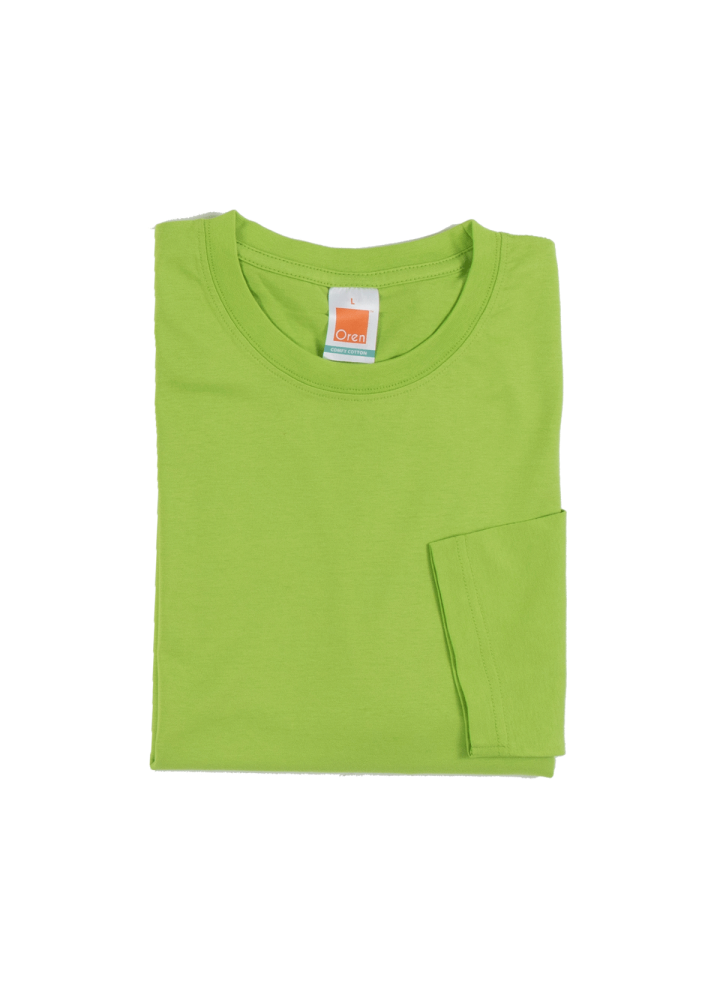 100% Cotton Round Neck Plain T-shirt CT54 – Lime Green | Hosanna Marketing