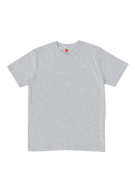 100% Cotton Round Neck Plain T-shirt CT60 - Ash Grey