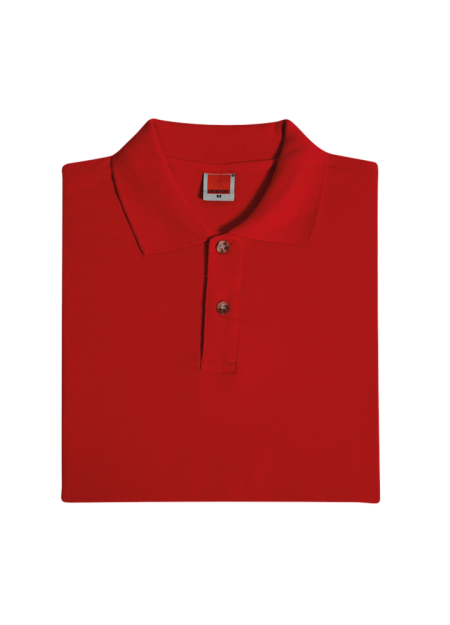 Female Honeycomb Plain Collar T-shirt OREN SPORT HC0505 230 gsm - Red